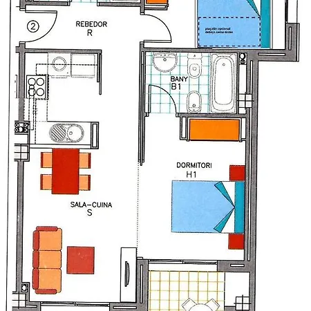 Apartman Cala Busquets 6 Pax *